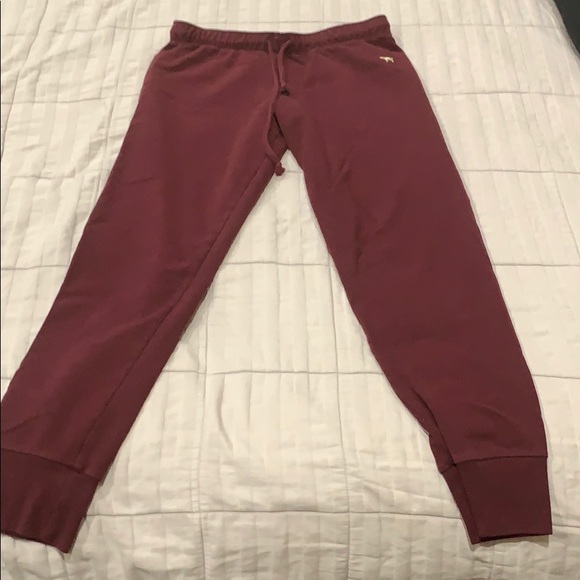 PINK Victoria's Secret Pants - Medium Pink Burgundy Pants